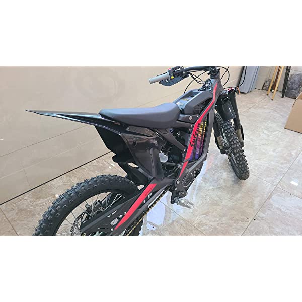 Modified Extended Longer Rear Fender FIt to Sur-Ron Light Bee X And S. Extra Long Dirt Pit Mudguards for SURRON. black