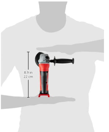 Milwaukee 2680-20 M18 18V Lithium Ion 4 1/2 Inch Cordless Grinder with Burst Resistant Guard and Paddle Switch Design