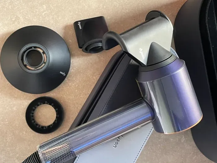 DYSON AIRWRAP and hair dryer