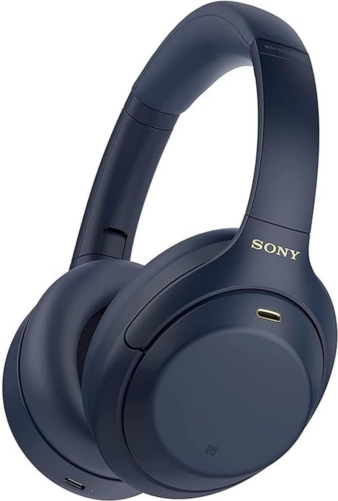 Sony WH-1000XM4 Noise Cancelling Wireless Headphones - 30 hours battery life - Over Ear style - Optimised for Alexa and the Google Assistant - with built-in mic for phone calls