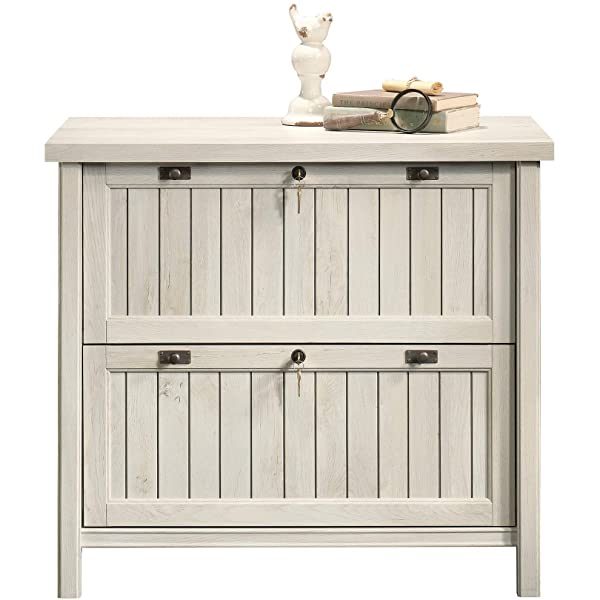 Sauder Costa Lateral File, Chalked Chestnut finish Chalked Chestnut Finish Lateral File
