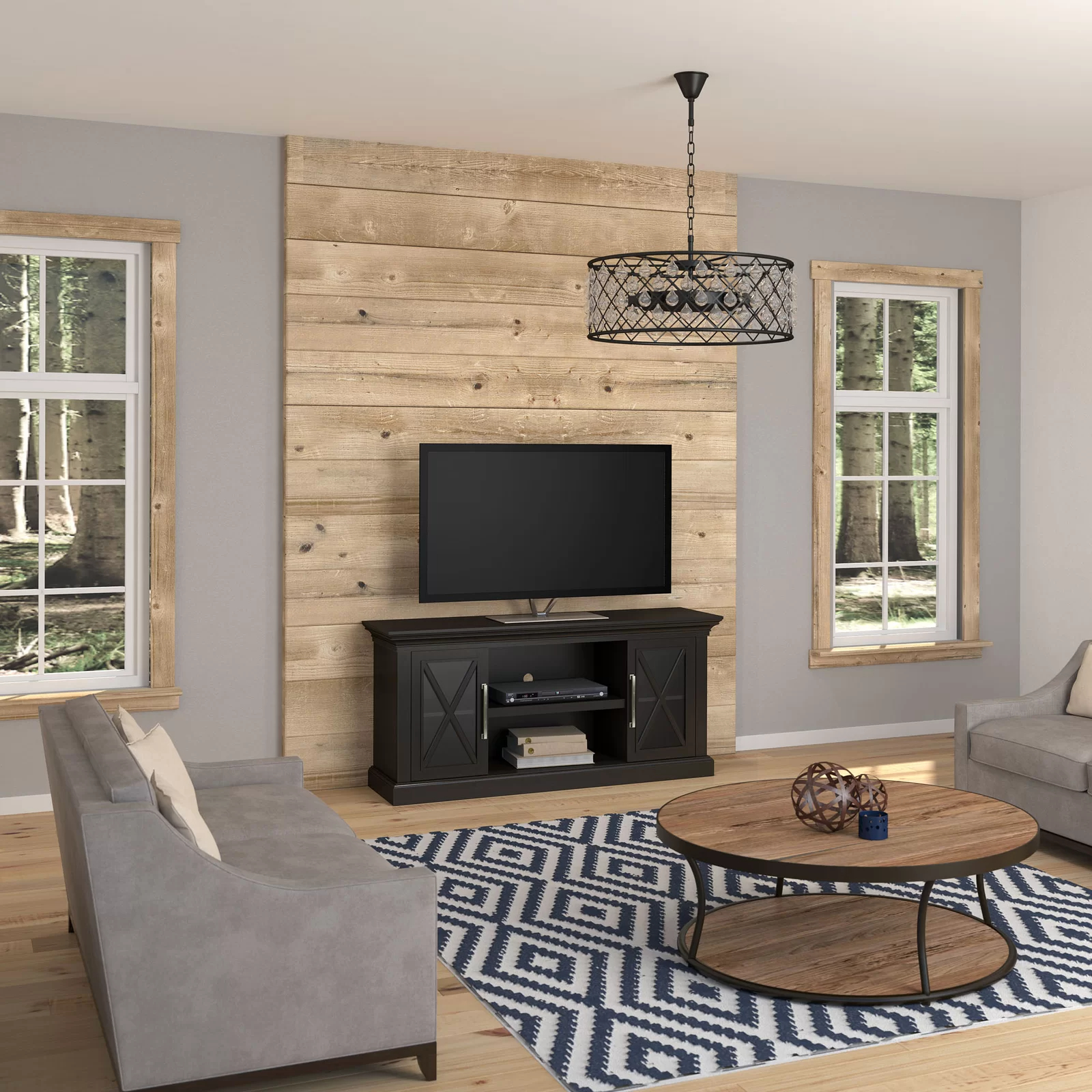 【Furniture】TV Stand for TVs up to 65