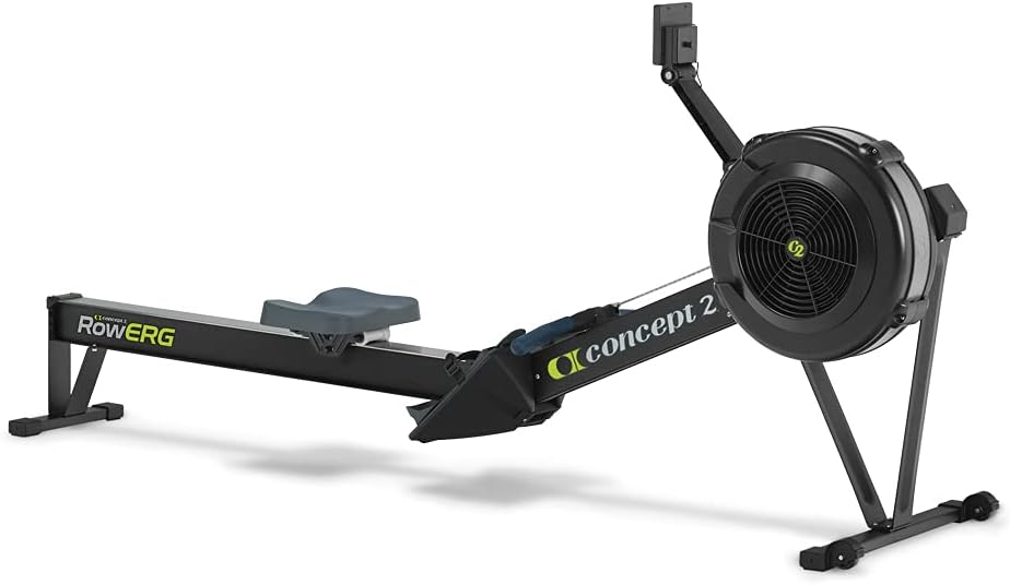 Concept2 RowErg Indoor Rowing Machine - PM5 Monitor, Device Holder, Adjustable Air Resistance, Easy Storage