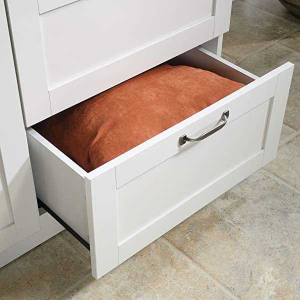 Sauder Large Storage Cabinet, Cinnamon Cherry Finish Cinnamon Cherry Cabinet