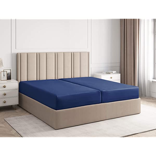 Queen Fitted Sheet - Single Fitted Deep Pocket Sheet - Fits Mattress Perfectly - Soft Wrinkle Free Sheet - 1 Fitted Sheet Only – Light Pink Queen Light Pink