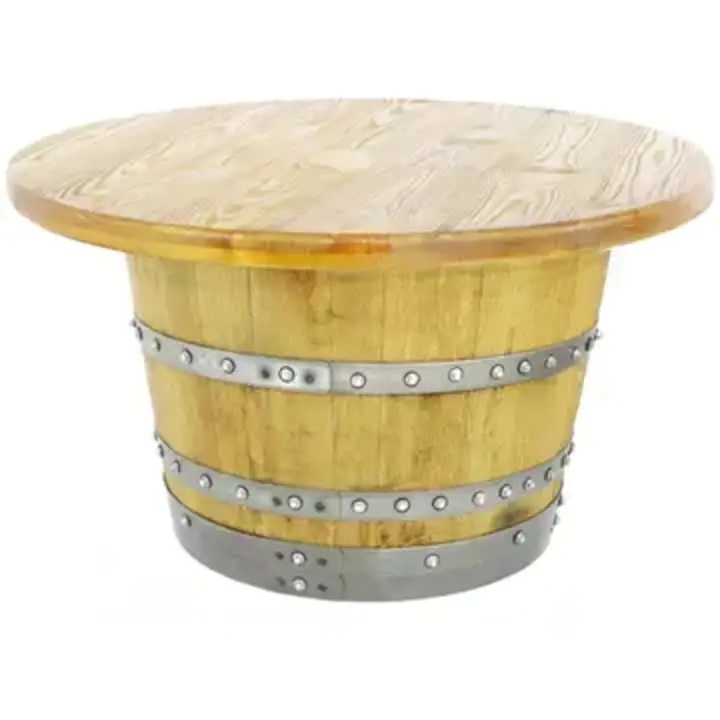 【Home&Garden】4 Chair Half Barrel Lounge Set