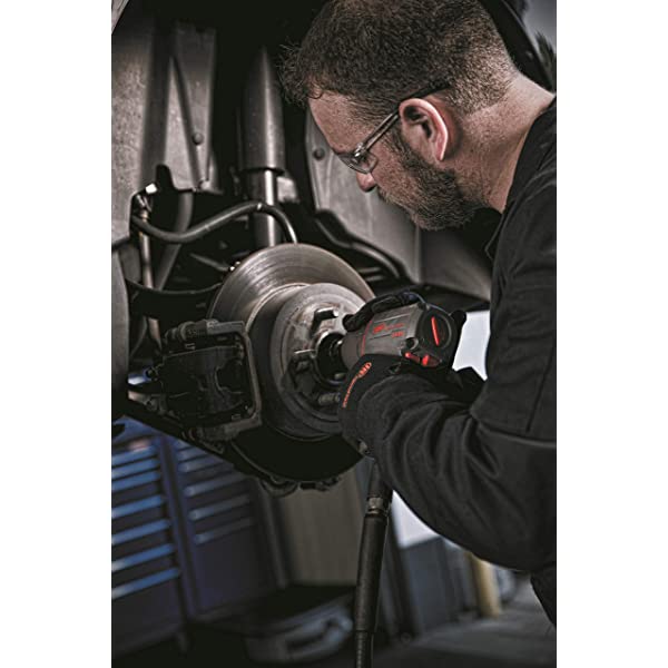 Ingersoll Rand 2235TiMAX 1/2” Drive Air Impact Wrench – Lightweight 4.6 lb Design, Powerful Torque Output Up to 1,350 ft-lbs, Titanium Hammer Case, Max Control, Gray