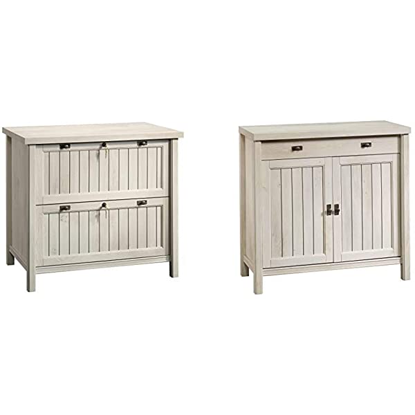 Sauder Costa Lateral File, Chalked Chestnut finish Chalked Chestnut Finish Lateral File