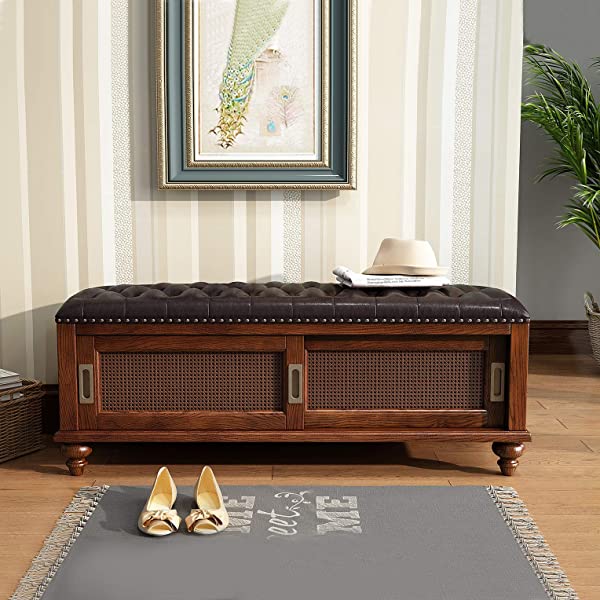 K KELBEL Shoe Rack & Shoe Bench & Shoe Cabinet & Boot Organizing Detachable Cushion with Hidden Storage Compartment,Large Size XX-Large(Upgrade Classic Shoe Cabinet)