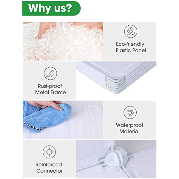 Puroma Cube Storage Organizer 6-Cube Closet Storage Shelves with Wooden Mallet DIY Closet Cabinet Bookshelf Plastic Square Organizer Shelving for Home, Office, Bedroom - Black Black Medium