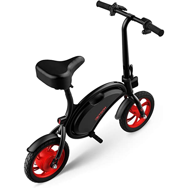 Jetson Electric Bike Bolt Folding Electric Bike, with Pegs - with LCD Display, Lightweight & Portable with Carrying Handle, Travel Up to 15 Miles, Max Speed Up to 15.5 MPH , 40