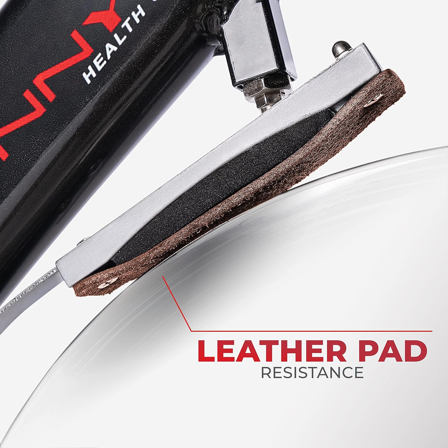 Sunny Health and Fitness Exercise Bike, Quiet Indoor Cycling Stationary Bike with Digital Monitor & Adjustable Seat, Cardio Workout Gym Equipment for Home Use, 49 LB Flywheel, SF-B1002