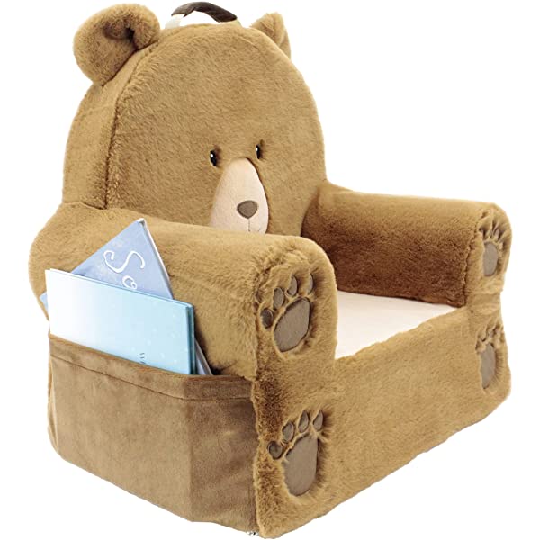 Soft Landing Fox Sweet Seats | Premium Character Chair with Carrying Handle & Side Pockets – Orange