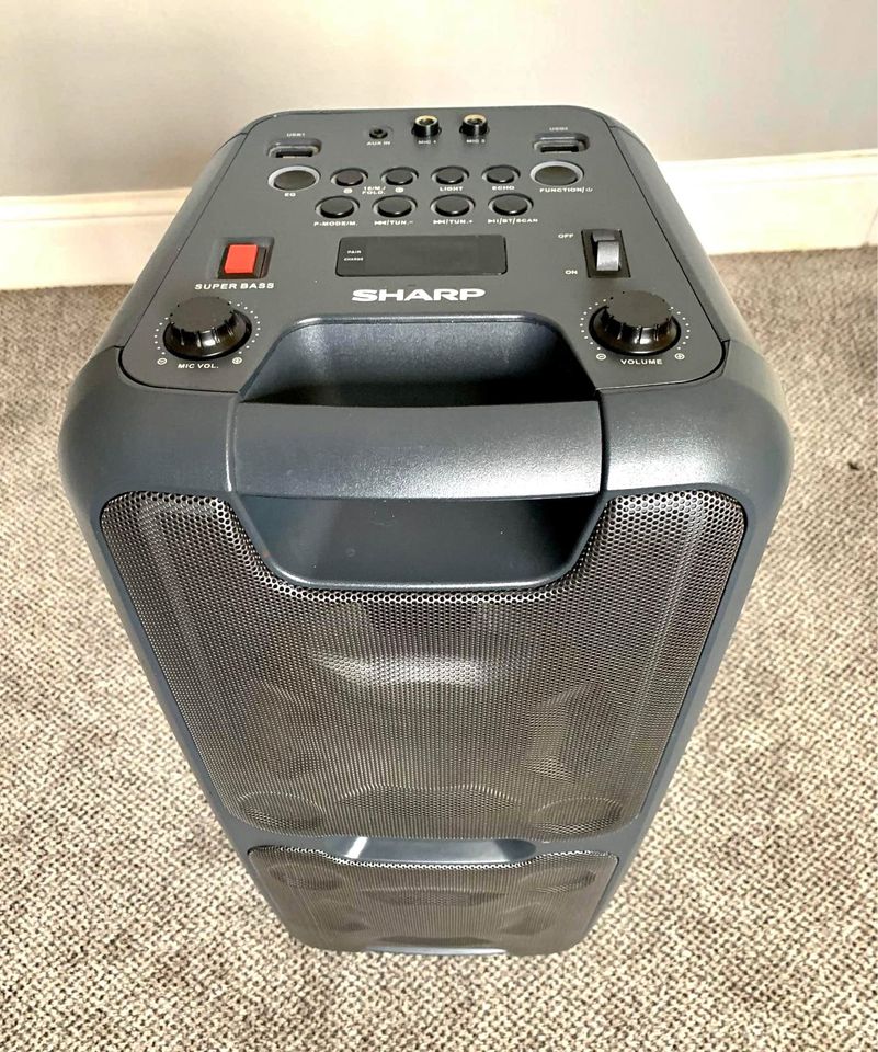 SHARP PS-929 180W High Power Portable Party Speaker