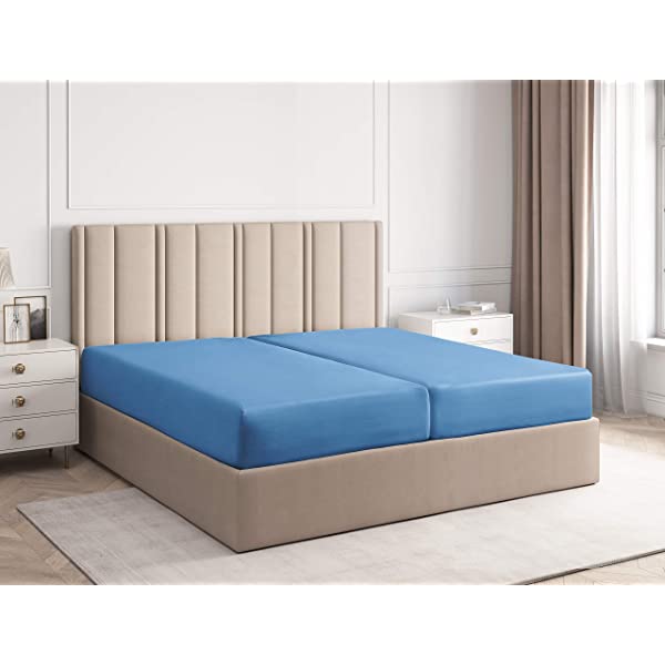 Queen Fitted Sheet - Single Fitted Deep Pocket Sheet - Fits Mattress Perfectly - Soft Wrinkle Free Sheet - 1 Fitted Sheet Only – Light Pink Queen Light Pink