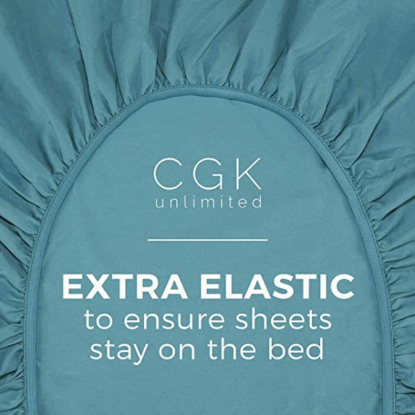 Queen Fitted Sheet - Single Fitted Deep Pocket Sheet - Fits Mattress Perfectly - Soft Wrinkle Free Sheet - 1 Fitted Sheet Only – Light Pink Queen Light Pink