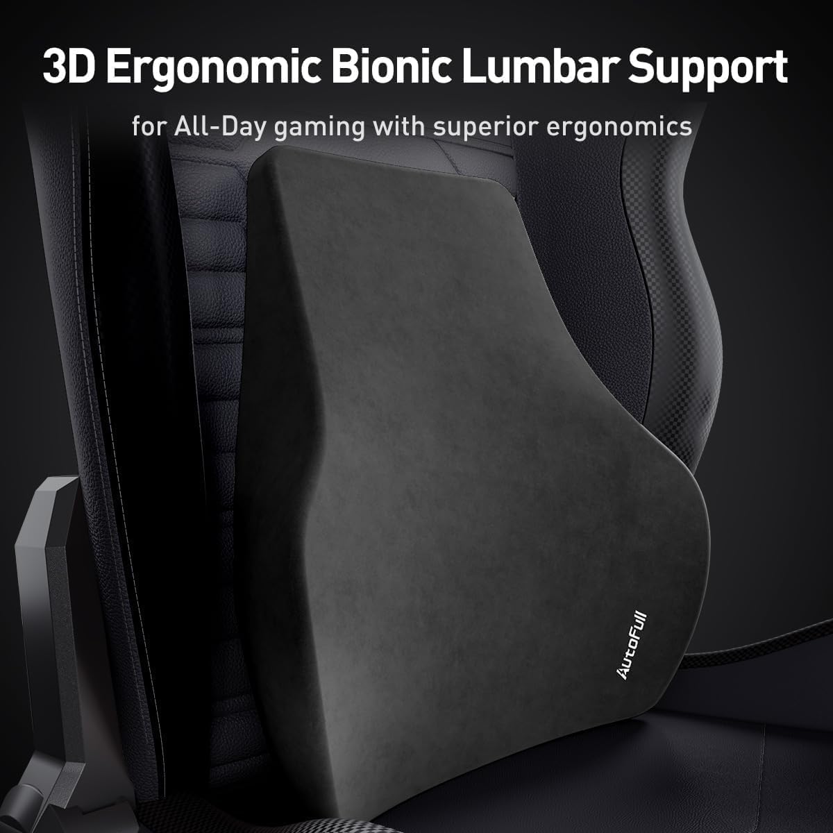 AutoFull C3 Gaming Chair Ergonomic Office Chair with 3D Bionic Lumbar Support, Racing Style Premium PU Leather Computer Chair Gamer Chairs with Footrest and Headrest(3-Years Warranty)